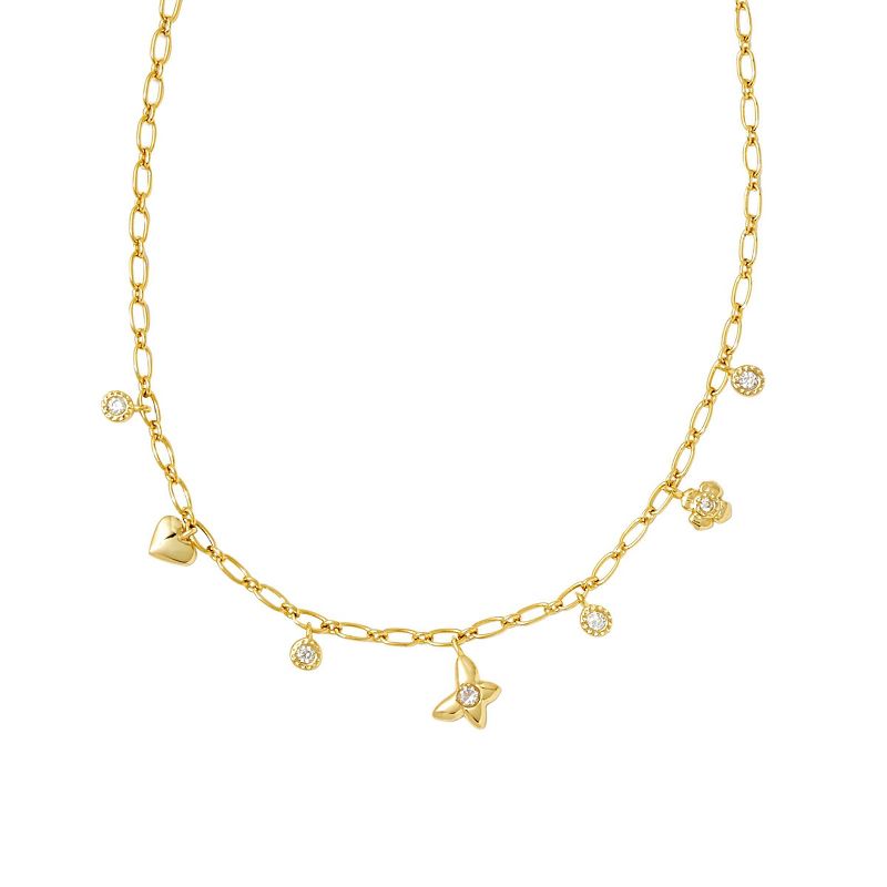 Kendra Scott SADIE 14K Gold Over Brass Strand Necklace - Gold, 1 of 4