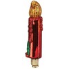 Old World Christmas Glass Blown Tree Ornament, Red Clip On Candle - 3 of 4