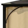 Hardtop Outdoor Gazebo 10 ft. x 12 ft. Beige Heavy Duty Privacy Curtain Gazebo - 4 of 4