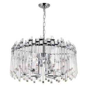 CWI Lighting,Henrietta 6 Light Chandelier With Chrome Finish - 1 of 4