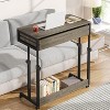 Tribesigns Portable Desk with Drawers, Mobile Laptop Desk with Wheels, Small Standing Desk for Home Office - 4 of 4