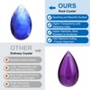 Unique Bargains Crystal Pendants Teardrop Beads for DIY Lamp Arts Crafts Decoration 6 Pcs - 3 of 4