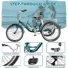 Docred Adult Tricycles 3 Wheel 7 Speed 20/24/26 inch Cruise Bike Adults Tricycle with Basket Recreation Shopping Exercise for Seniors Women Men - 3 of 4