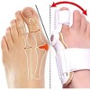 Bunion Relief Splint Corrector, Toe Stretcher Straightener Regulator Pads (2): Alleviate Bunion Pain with Toe Straightening Splint - 2 of 3