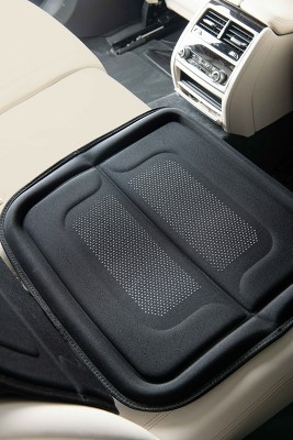 Diono Seat Guard Complete, Full Size Car Seat Protector, Raised Edges, Non Slip Backing, Black