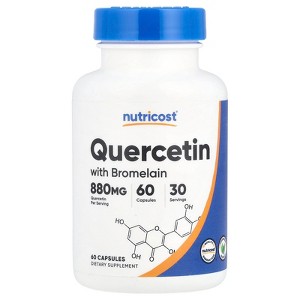 Nutricost Quercetin with Bromelain, 60 Capsules - 1 of 2