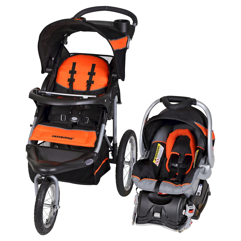 Photos - Pushchair Baby Trend Expedition Travel System - Millennium Orange 