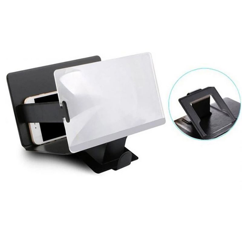 Link Foldable Phone Screen Magnifier with Non-Slip Stand and Eye Protection For Most Phones - Great for Travel, 5 of 7