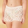 Women's Drawstring Crochet Swim Cover Up Shorts - Wild Fable™ - 4 of 4