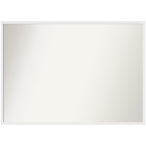 Amanti Art Incline Non-Beveled Wood Framed Bathroom Vanity Wall Mirror - 1 of 4