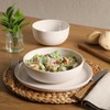 Gibson Home Candy Skies 12 Piece Unbreakable Wheat Straw Melamine Plates and Bowls Dinnerware Set - Green - 3 of 4