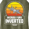 Women's - Top Gun - Because I Was Inverted Graphic High Neck Tank - 2 of 3