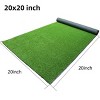 GOTGELIF 20 Inch Low-Maintenance Artificial Grass Turf Lawn Perfect for Pets Play - 3 of 4
