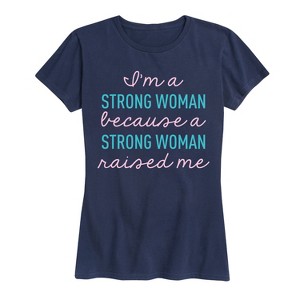 Women's - Instant Message - I'm A Strong Woman Short Sleeve Graphic T-Shirt - 1 of 4
