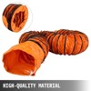 VEVOR 25FT PVC Flexible Duct Hosing for Exhaust Fan 12 inch Diameter,Orange - 3 of 4