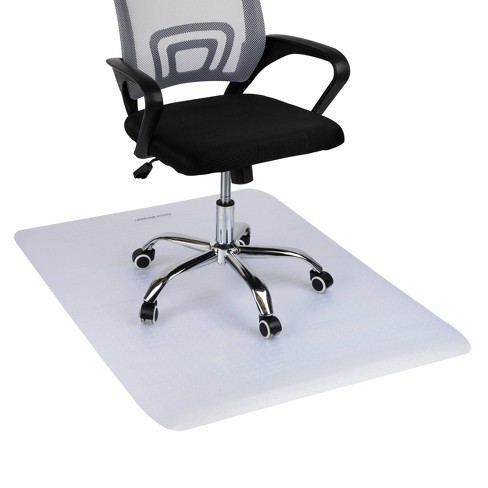 Mind Reader Office Chair Mat Clear with Black Home Office Art