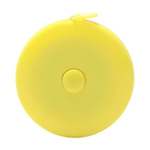 Unique Bargains Measuring Tape 1.5M Push-Button Plastic Tape Measure +/-5% Accuracy Fiberglass 1.57"x1.57"x0.39" 1 Pcs - 1 of 3
