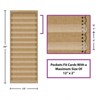 Teacher Created Resources® 14-Pocket Pocket Chart, Burlap Design, 13" x 34" - 3 of 4