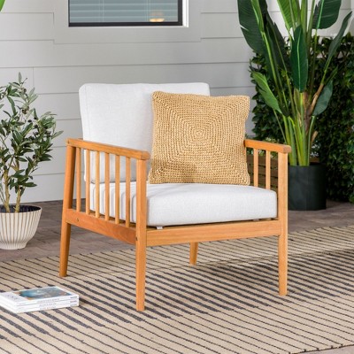 NicBex Outdoor Dining Chair,Modern Patio Dining Chairs with Minimalist Frame and Cushions,34 inch Chairs Suitable for Patio,Garden,Light Brown