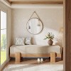 Tribesigns 55" Upholstered Entryway Bench, Shoe Bench with Fabric Padded Seat, End of Bed Stool for Bedroom, Entrance, Living Room - 2 of 4