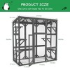 Catio Outdoor Cat Enclosure, 59" Wooden Cat House with 6 Platform, Large Cat Kennel Condo with Waterproof Roof, Feral Cat Shelter for Multiple Cats - 3 of 4
