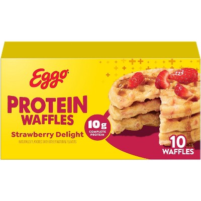 Eggo Frozen Protein Strawberry Delight Waffles - 12.3oz/10ct