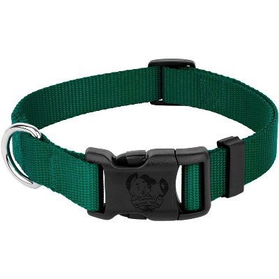 Green dog deals collar and leash