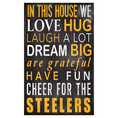 NFL Fan Creations In This House Sign