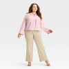 Women's Bell Long Sleeve Tie-Front Popover Blouse - Universal Thread™ - 3 of 3