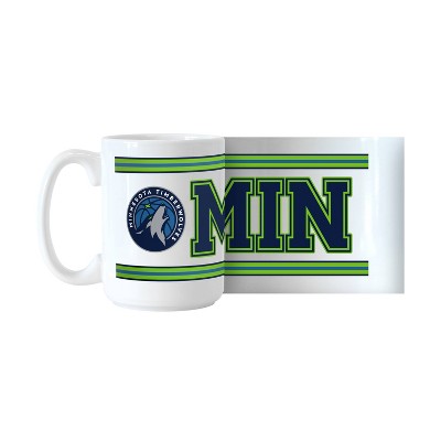 NBA Minnesota Timberwolves Stripe Sublimated Mug - 15oz