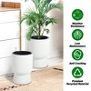 Tall Planters Set of 2, Large Planter , Flower Pots with Water Level Monitor, for Patio, Porch, Living Room, or Home Office - 2 of 4