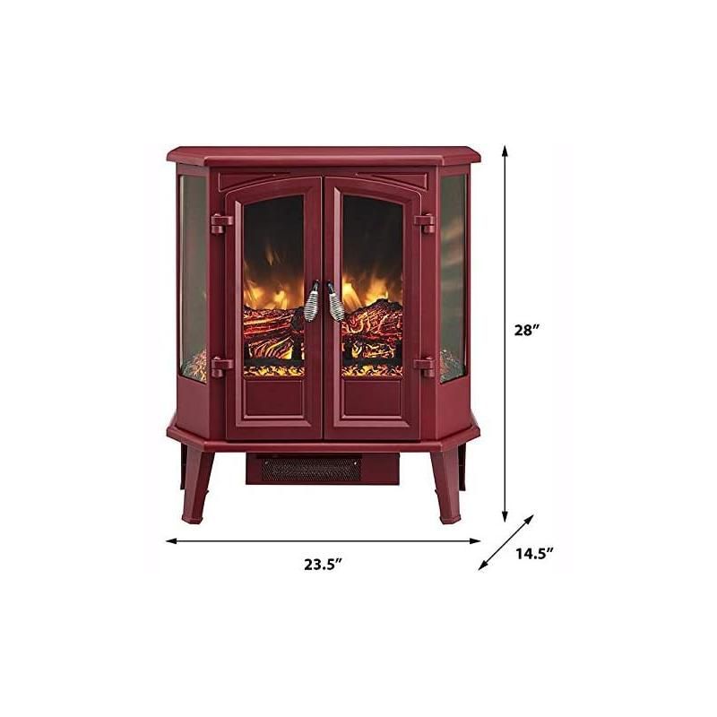 HearthPro Infrared Electric Fireplace Stove, 5 of 6