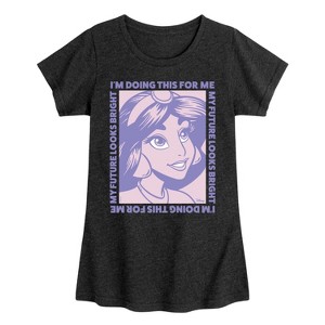 Girls' - Disney - I'm Doing This For Me Fitted Short Sleeve Graphic T-Shirt - 1 of 4