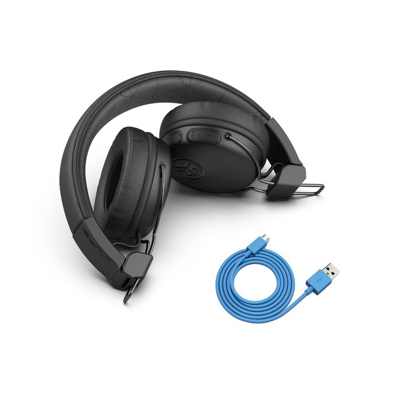 JLab Studio Bluetooth Wireless On-Ear Headphones - Black, 4 of 10