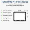 Avery 4.25" x 5.5" Cards, Black and White Polka Dots, 20 ct - 2 of 4