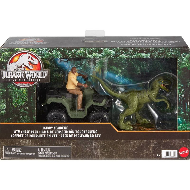 Jurassic World Barry Semb&#232;ne ATV Chase Toy Vehicle Pack, 2 of 7