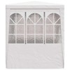 vidaXL Party Tent White Polyethylene 6.6 x 6.6 ft Water-resistant - 4 of 4