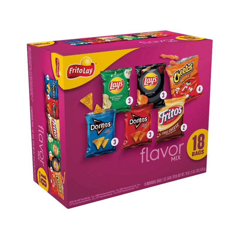 Frito-Lay Variety Pack Flavor Mix - 18ct, 4 of 9