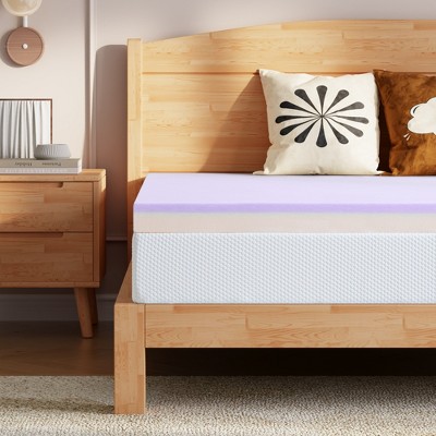Twolike 3" Copper-Infused Cooling Gel Memory Foam Mattress Topper
