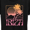 Women's - Instant Message - Ibiza Sun Palms Short Sleeve Graphic T-Shirt - 2 of 4