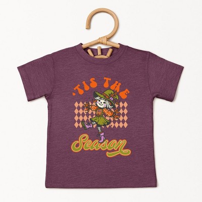 The Juniper Shop Tis The Season Scarecrow Toddler Short Sleeve Tee