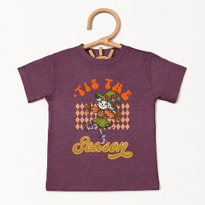 The Juniper Shop Tis The Season Scarecrow Toddler Short Sleeve Tee - 1 of 3