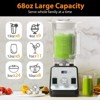 Itopfox Professional Blender with 1500-Watt Motor, 68 Oz Large Capacity, Countertop Blender for Ice Crush, Frozen Drinks, Silver - 3 of 4