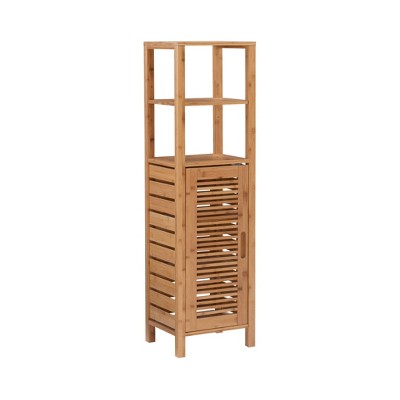 tall bamboo bathroom cabinet