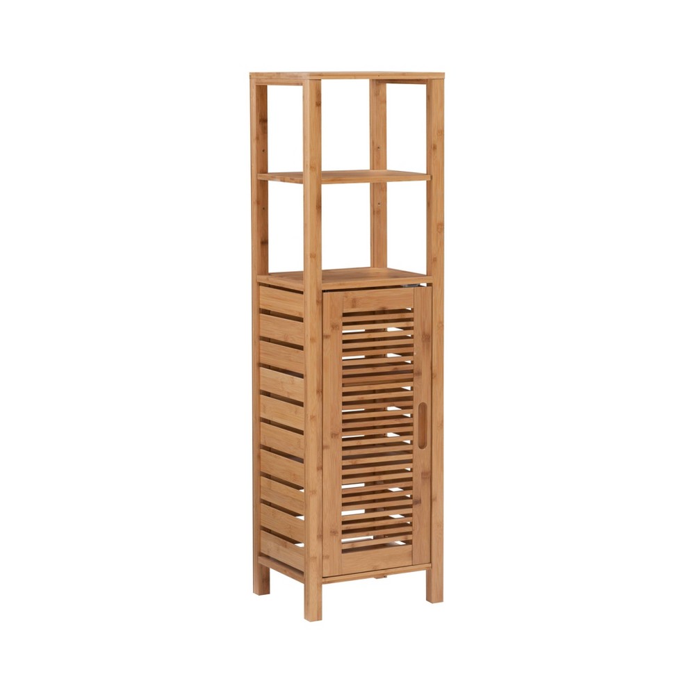 Photos - Wardrobe Linon Bracken Mid Cabinet Natural  