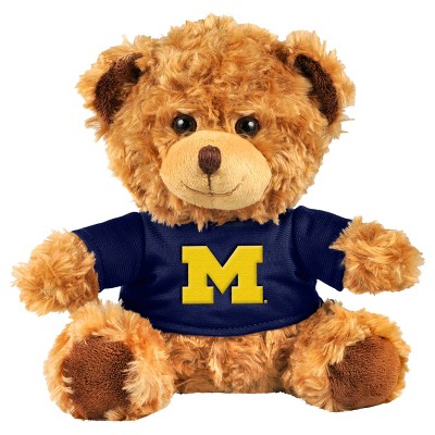 10&#34; NCAA Michigan Wolverines Shirt Bear with Kit