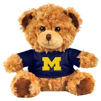 10" NCAA Michigan Wolverines Shirt Bear with Kit