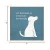 Slickblue 7x7 Dog Quote Wood Sign – Lab Testing Food Humor for Pet Owners' Kitchen or Home, Color Options - 3 of 3