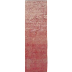 Red Chevron Hand Woven Area Rug - 1 of 3