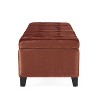 NicBex Pouf Ottoman Bench with Storage, Rectangular Upholstered Foot Rest for Living Room, Entryway and Bedroom - 4 of 4